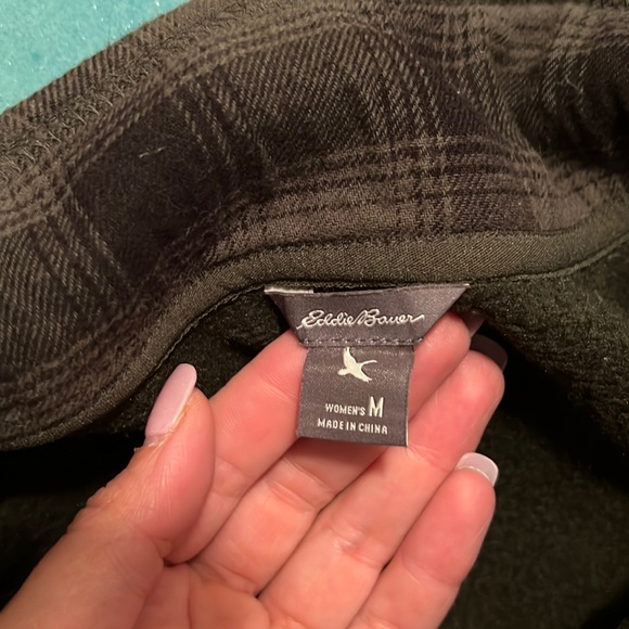 Eddie Bauer M quarter zip sweater forest green - Picture 1 of 3